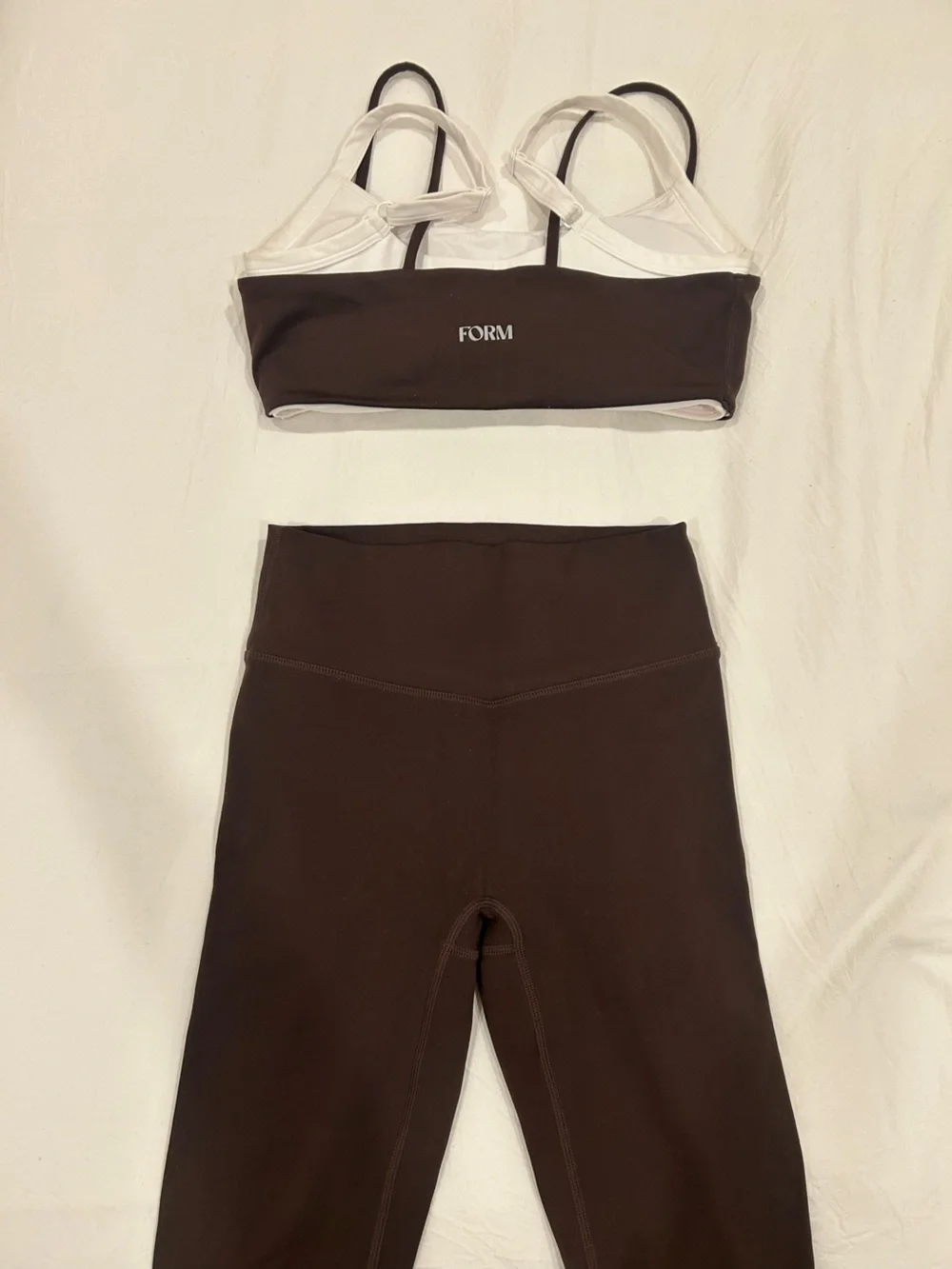 FORM Brown Layered Workout Set
